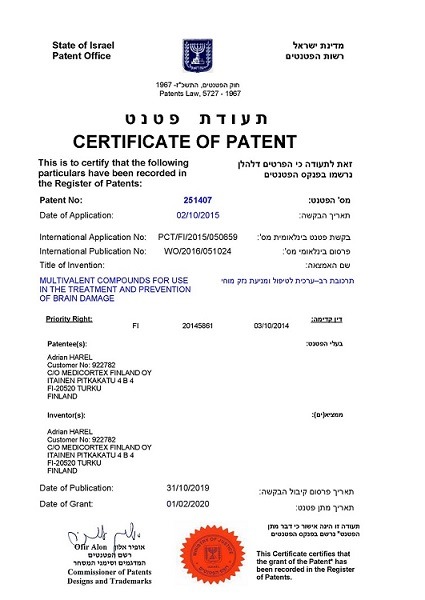 Patent Certificate Il